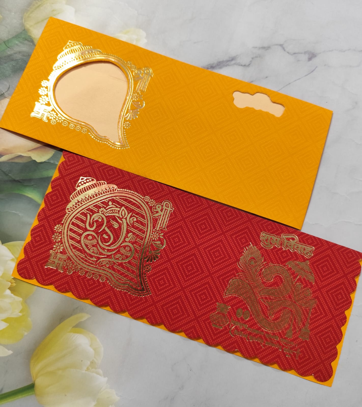 Gulshan Card Collection Designer Wedding Invitation Card (Pack of 50) RD