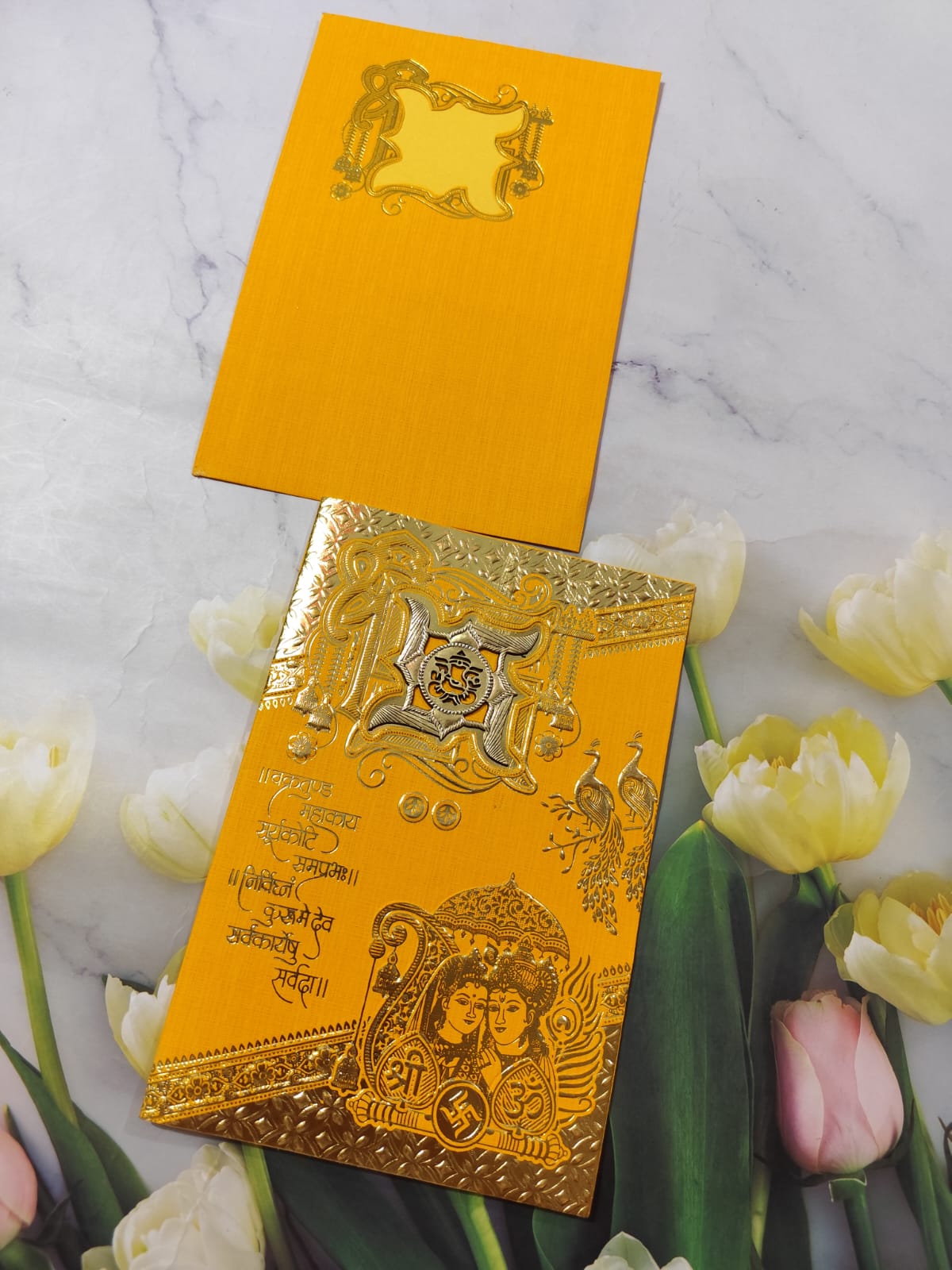 Gulshan Card Collection Designer Wedding Invitation Card (Pack of 50) FT