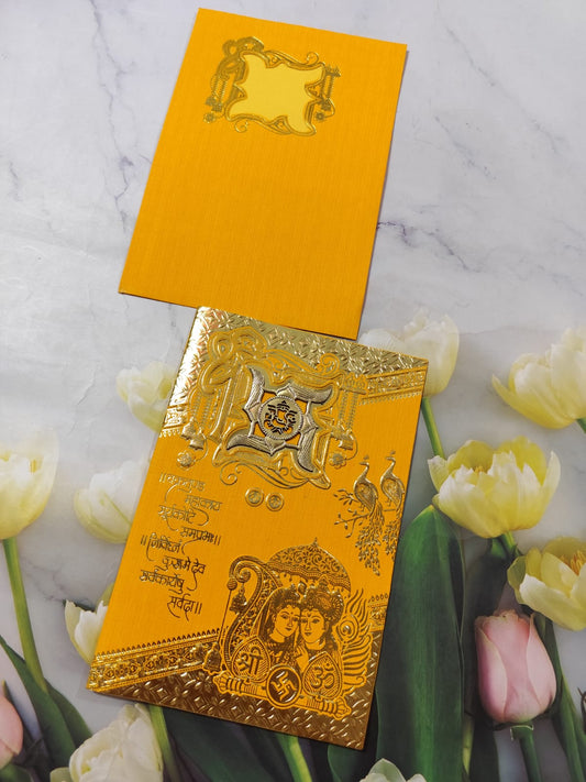 Gulshan Card Collection Designer Wedding Invitation Card (Pack of 50) FT