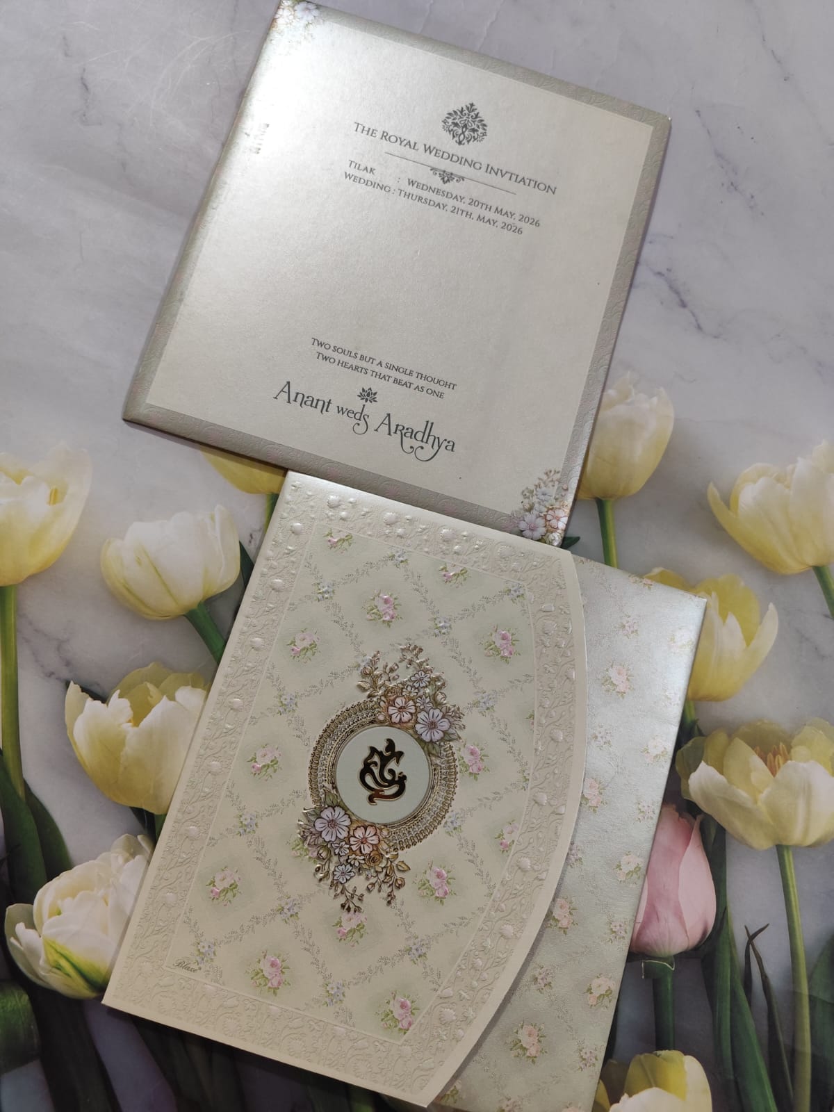 Gulshan Card Collection Designer Wedding Invitation Card (Pack of 50) RD