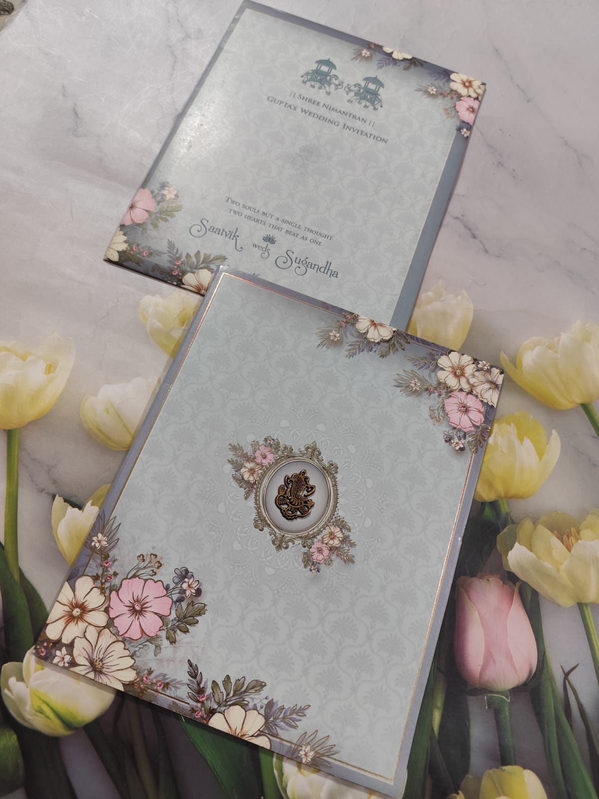 Gulshan Card Collection Designer Wedding Invitation Card (Pack of 50) RD