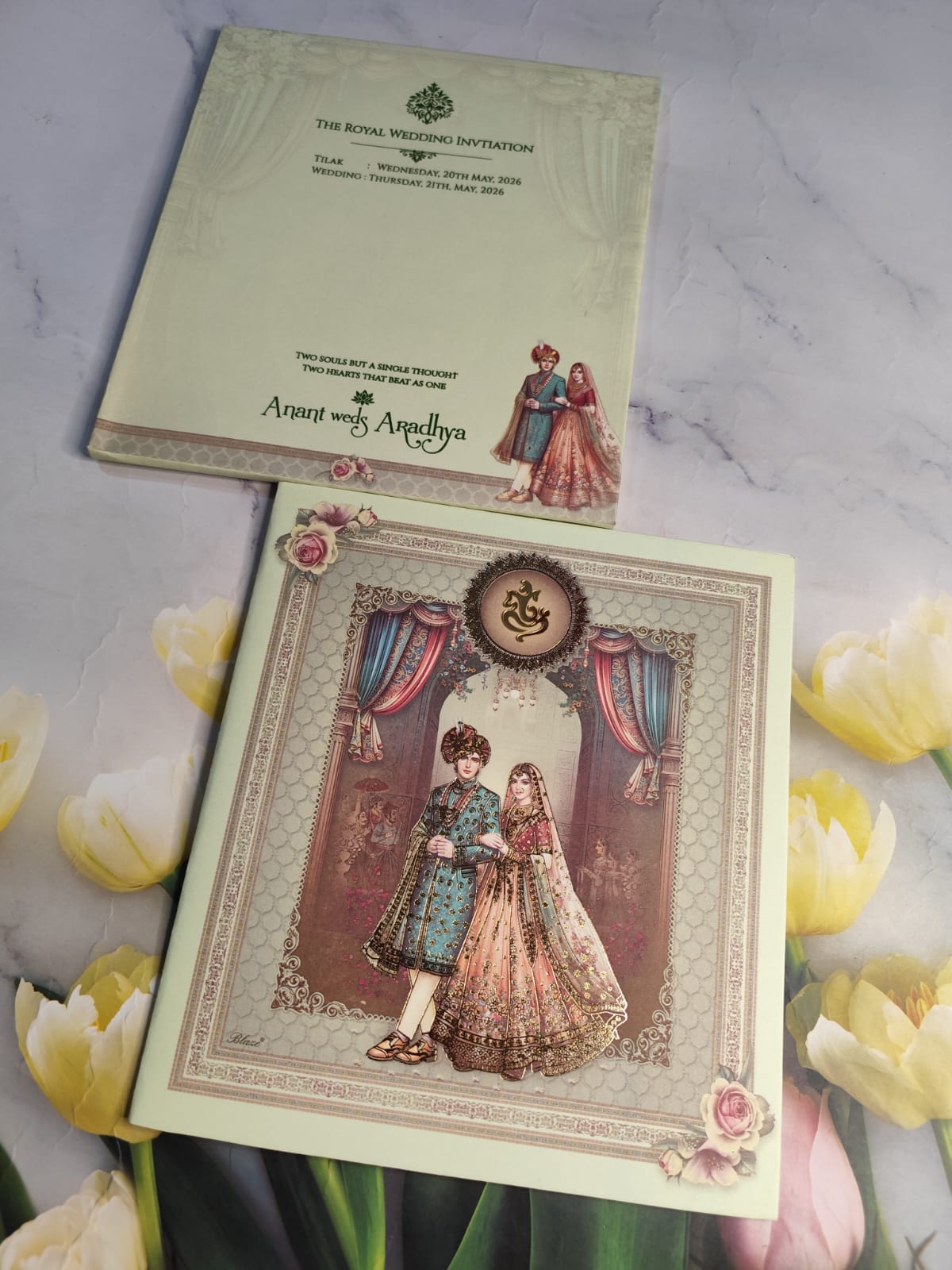 Gulshan Card Collection Designer Wedding Invitation Card (Pack of 50) RD