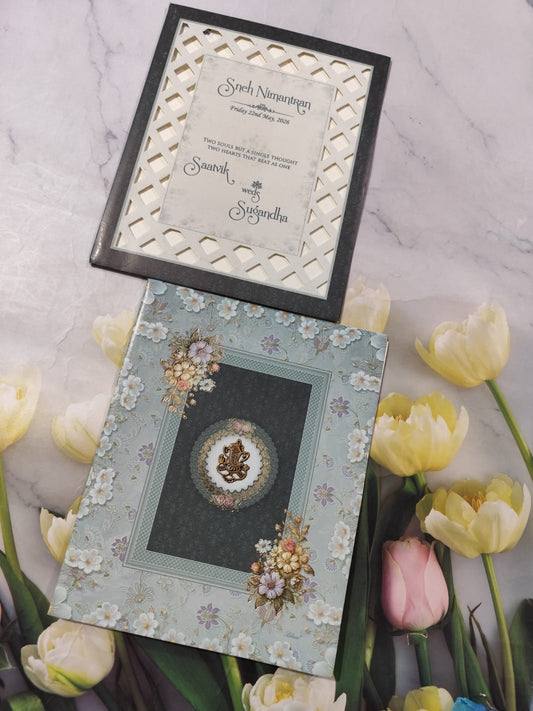 Gulshan Card Collection Designer Wedding Invitation Card (Pack of 50) RD