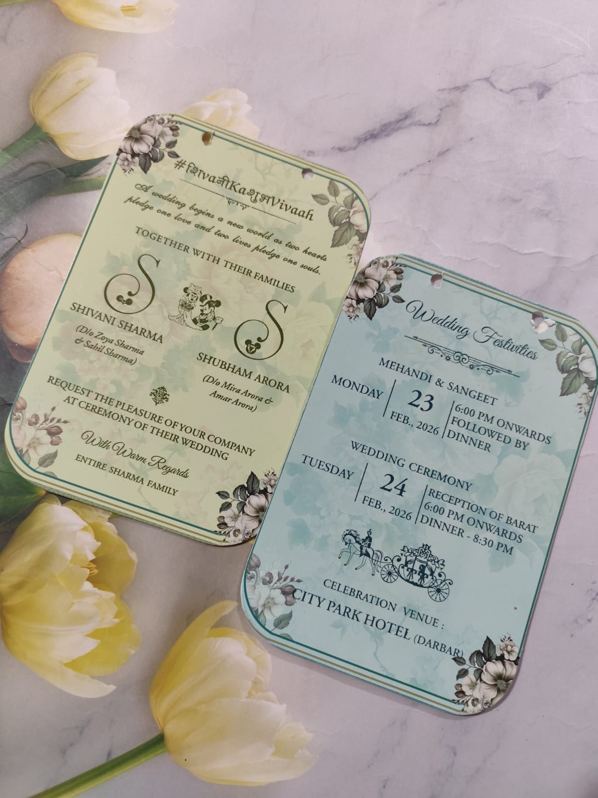 Gulshan Card Collection Designer Wedding Invitation Card (Pack of 50) AND