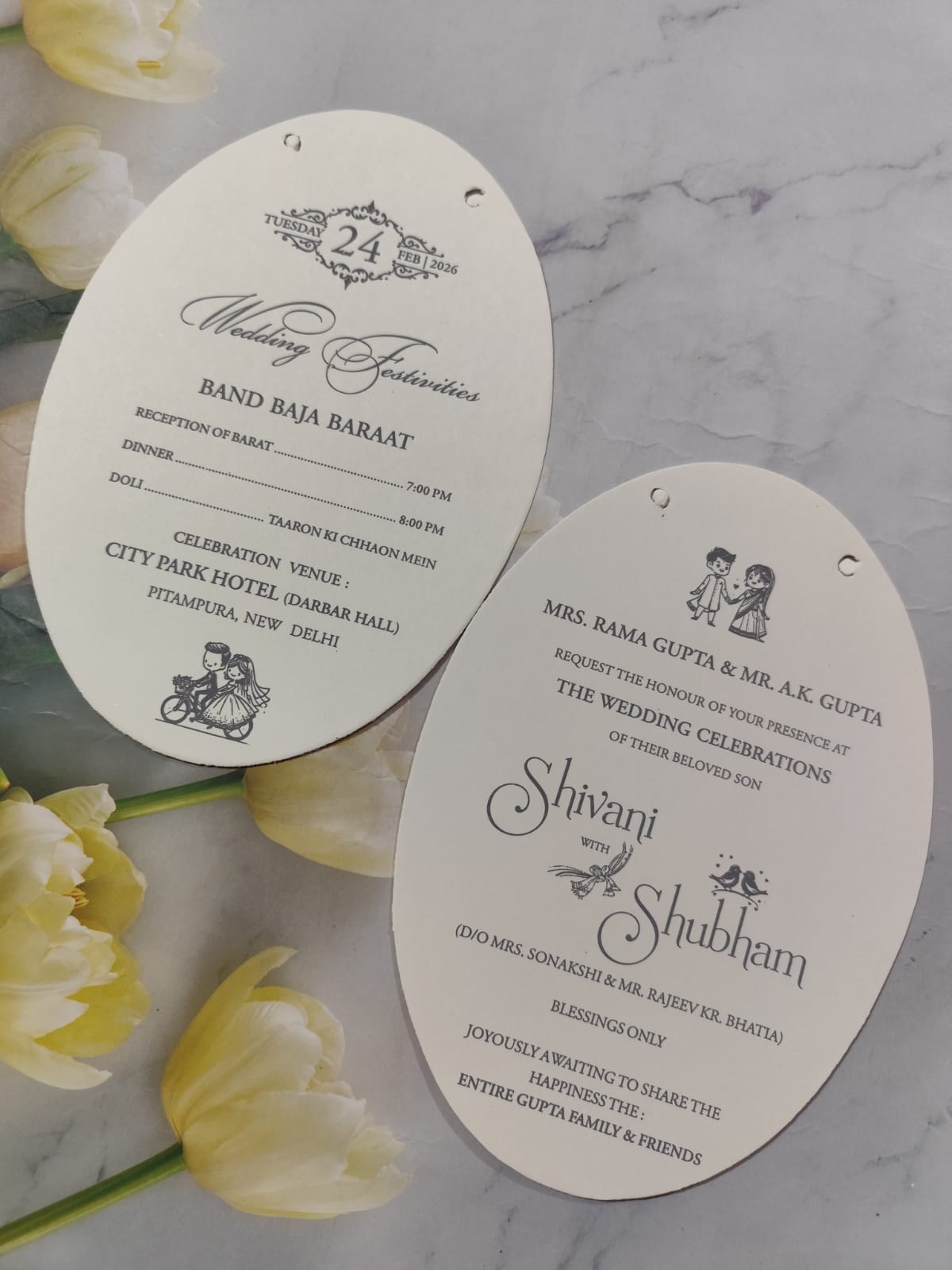 Gulshan Card Collection Designer Wedding Invitation Card (Pack of 50) AND