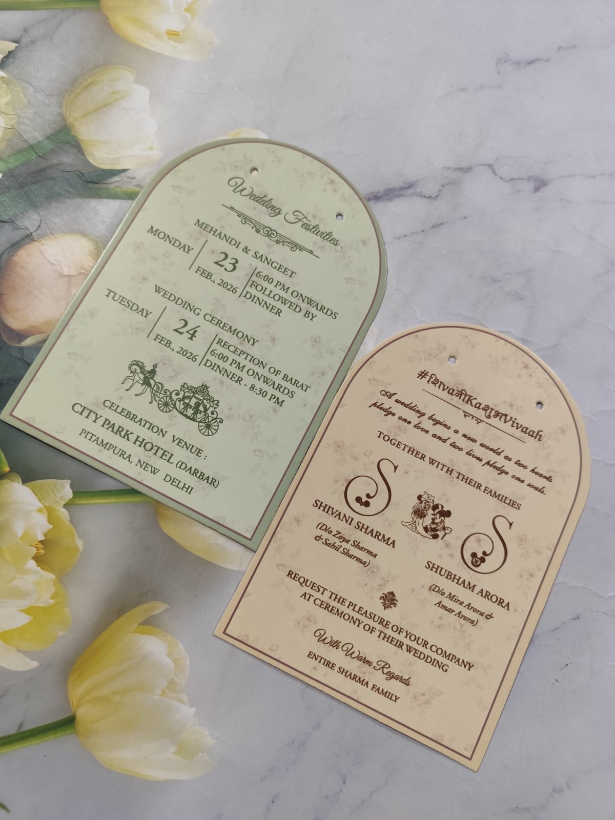 Gulshan Card Collection Designer Wedding Invitation Card (Pack of 50) AND