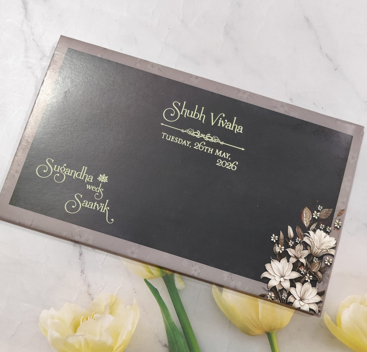 Gulshan Card Collection Designer Wedding Invitation Card (Pack of 50) RD (Copy) (Copy)