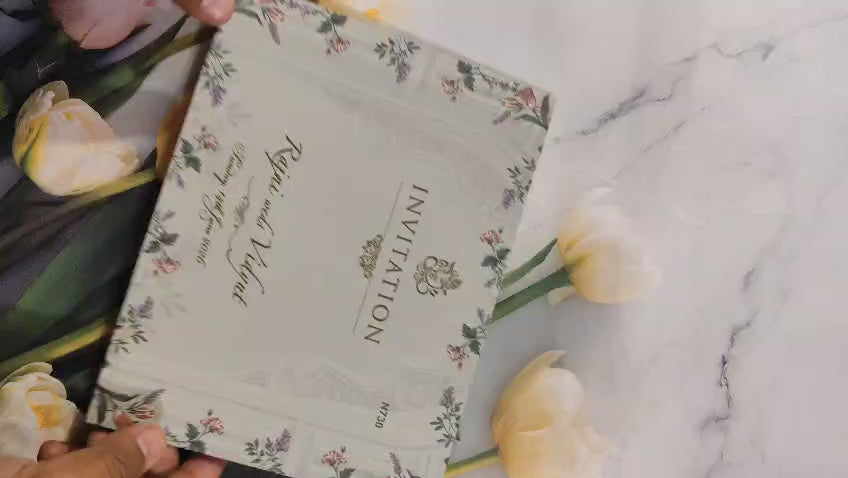 Gulshan Card Collection Designer Wedding Invitation Card (Pack of 50)