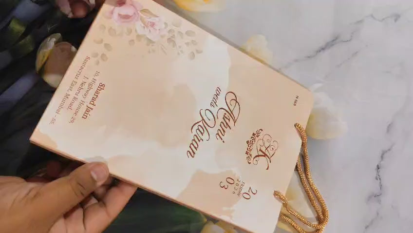 Gulshan Card Collection Designer Wedding Invitation Card (Pack of 50)