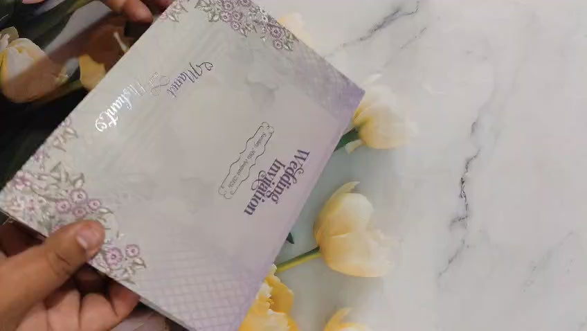 Gulshan Card Collection Designer Wedding Invitation Card (Pack of 50)