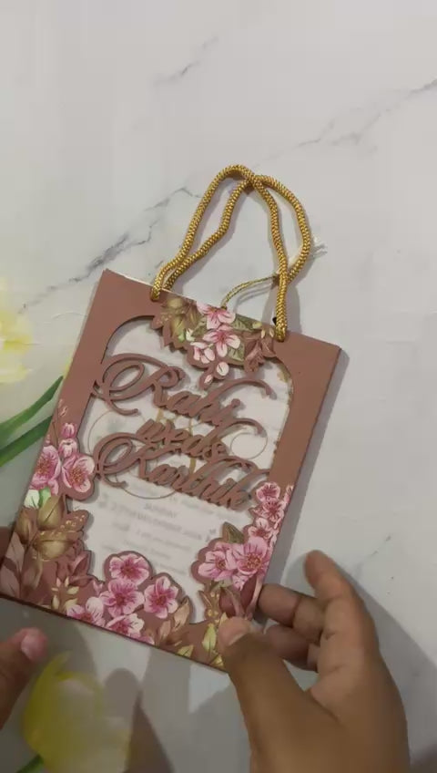 Gulshan Card Collection Designer Wedding Invitation Card (Pack of 50)