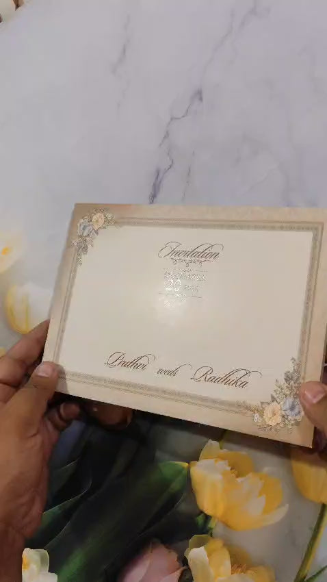 Gulshan Card Collection Designer Wedding Invitation Card (Pack of 50)