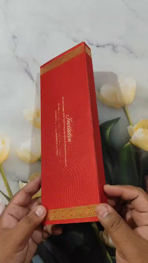 Gulshan Card Collection Designer Wedding Invitation Card (Pack of 50)