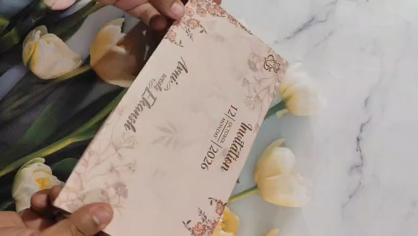 Gulshan Card Collection Designer Wedding Invitation Card (Pack of 50)