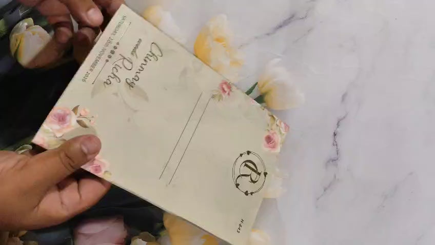 Gulshan Card Collection Designer Wedding Invitation Card (Pack of 50)