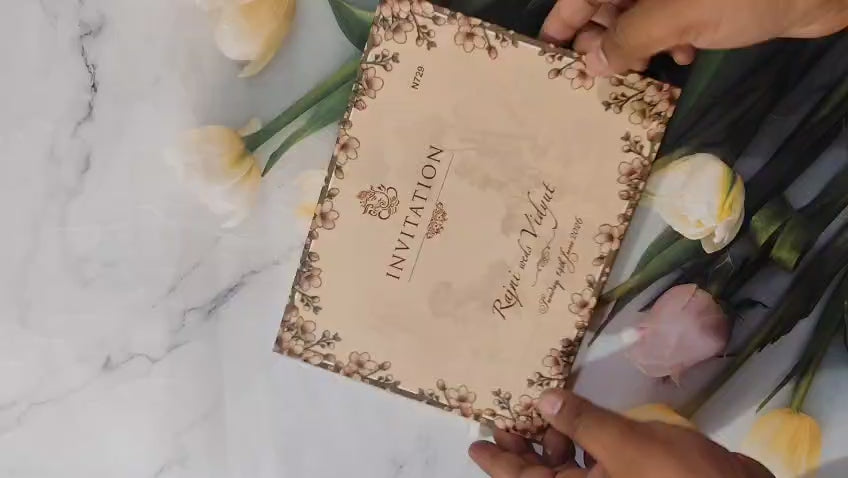 Gulshan Card Collection Designer Wedding Invitation Card (Pack of 50)