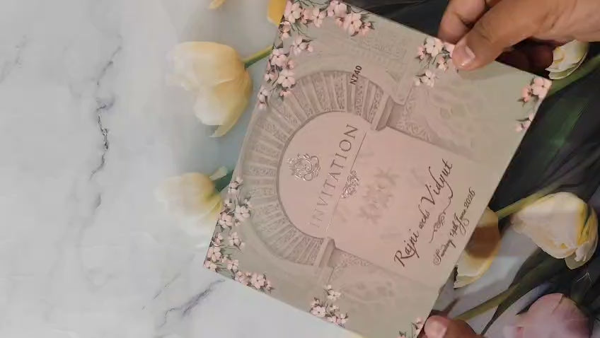 Gulshan Card Collection Designer Wedding Invitation Card (Pack of 50)
